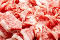 【定期便全12回】博多和牛A4ランク以上切り落とし　訳あり！　800g（400g×2個）