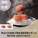 【定期便全6回】稲石　博多名物　山笠辛子明太子500g(250g×2個）