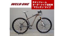 WELD ONE　チタンフレームオーダーメイド自転車　マウンテンタイプ