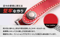 【デグナー】レザーキーホルダー&nbsp;[K-51F]【カラー：レッド-ホワイト】［&nbsp;京都&nbsp;キーホルダー&nbsp;革&nbsp;人気&nbsp;おすすめ&nbsp;革&nbsp;レザー&nbsp;ツーリング&nbsp;ライダー&nbsp;バイカー&nbsp;バイク&nbsp;ブランド&nbsp;メーカー&nbsp;ギア&nbsp;パーツ&nbsp;］