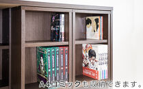 トリプル&nbsp;スライド本棚&nbsp;ホワイトオーク&nbsp;約幅120x奥行33.7x高さ92cm&nbsp;全段B6&nbsp;本棚&nbsp;書棚&nbsp;スライド&nbsp;3連&nbsp;3列&nbsp;大容量&nbsp;ロータイプ&nbsp;ワイド&nbsp;トリプルスライド&nbsp;aku100274003