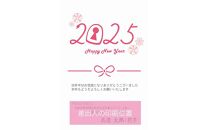 年賀状印刷 差出人印刷込み 60枚 お年玉付き（デザイン10：へび ポップ）