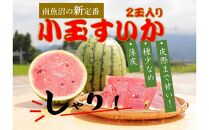 【令和7年/小玉すいか予約】パリ！シャリ！甘～い！2玉入り【食べきりサイズ】