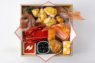 【冷蔵配送・12月31日お届け】迎賓館TOKIWA謹製 越後会席おせち三段重「にいがたの名工」が手がける極上の味（4～5人前）