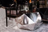 【板金屋がつくる】幾何学&nbsp;サイドテーブル&nbsp;インテリア&nbsp;Octagon&nbsp;Coffee&nbsp;table