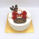 クリスマスケーキバニラ（卵・乳製品・小麦除去）５号(15ｃｍ)サイズ