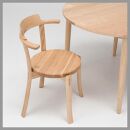 旭川家具&nbsp;カンディハウス&nbsp;&nbsp;カンディハウス&nbsp;ルントオムチェアー(無垢)&nbsp;北海道タモNF_03918