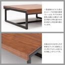 旭川家具 カンディハウス SESTINA LUX センターテーブル90×90 ウォルナットCW_03919