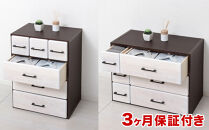 完成品&nbsp;天然木自在チェスト&nbsp;ホワイト&nbsp;縦置き&nbsp;横置き&nbsp;引出し６杯&nbsp;天然木自在チェスト6D&nbsp;AKU104405801