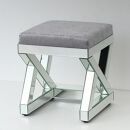 完成品&nbsp;ダイヤスツール&nbsp;約幅39.5×奥行39.5×高さ46.5cm&nbsp;鏡台チェア&nbsp;スクエアチェア&nbsp;ロイヤルモダンミラー&nbsp;モダン&nbsp;ミラー&nbsp;鏡&nbsp;玄関&nbsp;ミラースツール&nbsp;&nbsp;AKU1044104