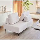 Carlo&nbsp;カルロ&nbsp;幅140&nbsp;アイランドソファ&nbsp;【モーブル】【大川家具】