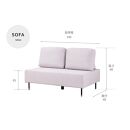 Carlo&nbsp;カルロ&nbsp;幅140&nbsp;アイランドソファ&nbsp;【モーブル】【大川家具】