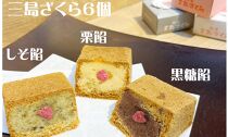 【お年賀ギフト短冊付】兎月園　和菓子　三島ざくら６個　桜　さくら　らくじゅの実９個　焼き菓子　饅頭　カステラ　桜　ギフト　スイーツ　静岡　三島市　誕生日　お祝い　お礼　ご挨拶　差し入れ　