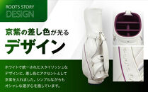 【ルーツゴルフ】ルーツツアーキャディバッグ&nbsp;ホワイト［&nbsp;京都&nbsp;ゴルフ&nbsp;ブランド&nbsp;世の中で一番飛ぶクラブを作りたい&nbsp;飛距離&nbsp;スコア&nbsp;人気&nbsp;おすすめ&nbsp;オーダーメイド&nbsp;特別仕様&nbsp;カスタマイズ&nbsp;カスタム&nbsp;］