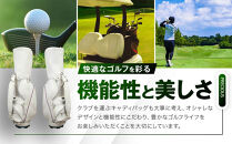 【ルーツゴルフ】ルーツツアーキャディバッグ&nbsp;ホワイト［&nbsp;京都&nbsp;ゴルフ&nbsp;ブランド&nbsp;世の中で一番飛ぶクラブを作りたい&nbsp;飛距離&nbsp;スコア&nbsp;人気&nbsp;おすすめ&nbsp;オーダーメイド&nbsp;特別仕様&nbsp;カスタマイズ&nbsp;カスタム&nbsp;］