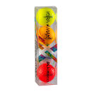 ゴルフボール&nbsp;&nbsp;KIRA&nbsp;MAX&nbsp;12球入&nbsp;1ダース&nbsp;4色×3セット（イエロー、オレンジ、ホワイト、レッド）