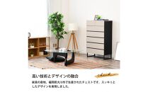 チェスト&nbsp;収納タンス&nbsp;幅80cm&nbsp;ハイチェスト&nbsp;引出し&nbsp;収納&nbsp;脚付きデザイン&nbsp;日本製