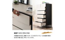 チェスト&nbsp;収納タンス&nbsp;幅80cm&nbsp;ハイチェスト&nbsp;引出し&nbsp;収納&nbsp;脚付きデザイン&nbsp;日本製