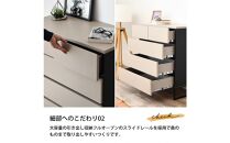 チェスト&nbsp;収納タンス&nbsp;幅80cm&nbsp;ローチェスト&nbsp;引出し&nbsp;収納&nbsp;脚付きデザイン&nbsp;日本製