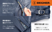 【デグナー】クラシック×花山コラボジャケット&nbsp;21SJ-14K&nbsp;ネイビー&nbsp;鉄流水雪輪＜Mサイズ＞［&nbsp;京都&nbsp;バイクギア&nbsp;ブランド&nbsp;レザー&nbsp;ジャケット&nbsp;人気&nbsp;おすすめ&nbsp;革&nbsp;牛革&nbsp;ツーリング&nbsp;ライダー&nbsp;バイカー&nbsp;バイク&nbsp;メーカー&nbsp;ギア&nbsp;パーツ&nbsp;送料無料&nbsp;ふるさと納税&nbsp;］