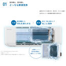 Hisense【エアコン標準取付工事込み】 ルームエアコン Sシリーズ【14畳用】HA-S40H2-W ホワイト【 エアコン 暖房 冷房 生活家電 人気 おすすめ 送料無料】