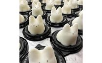 【お年賀ギフト短冊付】ぷるぷる　猫　ミルクプリン　2個　苺ソース　猫プリン　韓国　静岡　三島市　誕生日　牛乳プリン　ギフト　スイーツ　子供