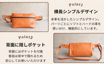 【万能Mサイズ】本革スリムボディバッグ【ブラック】 博多革工房 Japlish | ジャプリッシュ