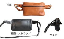 男性に人気の本革スリムボディバッグ【グレー】 博多革工房 Japlish | ジャプリッシュ