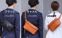 男性に人気の本革スリムボディバッグ【グレー】 博多革工房 Japlish | ジャプリッシュ