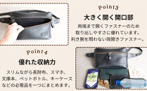 【万能Mサイズ】本革スリムボディバッグ【グリーン】 博多革工房 Japlish | ジャプリッシュ