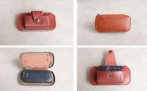 【革工房Japlish】 iQOS（アイコス）用の本革ケース 【ブラウン】 glo（グロー）も収納可能 ＜福岡市の本革製品＞