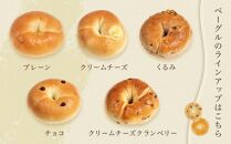 【定期便 3か月】おんせんベーグル【5種類5個！】～ゆふいんの汲みたて温泉水を使ったつるつるもちもちのベーグル～