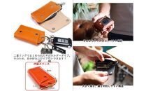 マルチキーケースMAX&nbsp;栃木キャメル&nbsp;【Ricky’s】&nbsp;栃木レザー&nbsp;本革&nbsp;リッキーズ