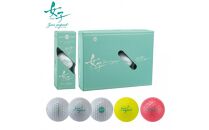 ゴルフボール ゼウスインパクト Zeusimpact女子3 12球入 3ダース (計36球)【パールピンク】 ゴルフ キャスコ kasco