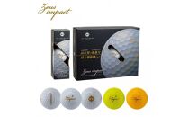 ゴルフボール ゼウスインパクト Zeusimpact3 12球入 3ダース (計36球)【オレンジ】ゴルフ キャスコ kasco