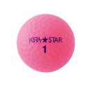 ゴルフボール  KIRA STAR 12球入 3ダース 【カラー：ピンク】