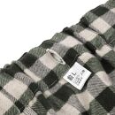 【カラー：グリーン サイズ：M】ヤクウール 格子柄 メンズパジャマ