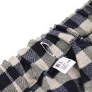 【カラー：ネイビー サイズ：M】ヤクウール 格子柄 メンズパジャマ