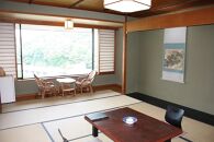 【山村別館】平休日1泊2食付 ペア宿泊券　＜本館・和室＞