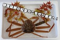 【先行予約】鳥取県産　生　松葉ガニ訳アリ(800g）（2～3人前）