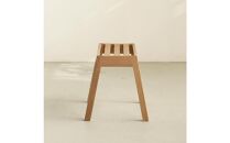 オーク無垢材のスタッキングスツール&nbsp;ワード&nbsp;積み重ね&nbsp;ホワイトオーク&nbsp;玄関&nbsp;キッズ