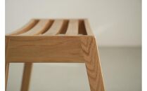 オーク無垢材のスタッキングスツール&nbsp;ワード&nbsp;積み重ね&nbsp;ホワイトオーク&nbsp;玄関&nbsp;キッズ