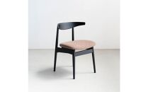 ダイニングチェア&nbsp;MEZZO&nbsp;ブラック&nbsp;無垢材&nbsp;大川市&nbsp;辻製作所