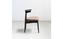 ダイニングチェア&nbsp;MEZZO&nbsp;ブラック&nbsp;無垢材&nbsp;大川市&nbsp;辻製作所