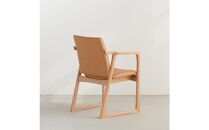 オーク材&nbsp;ギル&nbsp;アームチェア&nbsp;肘付&nbsp;レザー&nbsp;大川市&nbsp;辻製作所