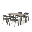 旭川家具 カンディハウス TEN D EXテーブル160×95&アームチェアー_04312