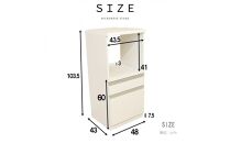 家事楽スライド式コンパクト収納！レンジも炊飯器もポットもOK！コンセント1500W！&nbsp;レンジ台&nbsp;収納&nbsp;台所&nbsp;食器棚&nbsp;炊飯器&nbsp;台所&nbsp;台所収納&nbsp;扉式&nbsp;スリム&nbsp;米びつ入れ&nbsp;キッチンボード&nbsp;キッチン&nbsp;インテリア&nbsp;収納家具&nbsp;キッチンカウンター&nbsp;キッチンラック収納&nbsp;simple&nbsp;シンプル&nbsp;日本製&nbsp;国産&nbsp;整理&nbsp;タンス&nbsp;レンジボード&nbsp;レンジラック&nbsp;棚&nbsp;幅48&nbsp;幅48cm&nbsp;48レンジ台&nbsp;引出式&nbsp;ルシード&nbsp;ブラック