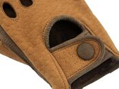 【Lサイズ】ペッカリードライビンググローブ（カラー：コルク×ライトブラウン）