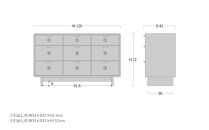 旭川家具&nbsp;WOW&nbsp;ワオ&nbsp;チェスト&nbsp;丸脚_04707