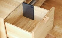 旭川家具&nbsp;WOW&nbsp;ワオ&nbsp;TVボード135&nbsp;オープン&nbsp;丸脚_04708